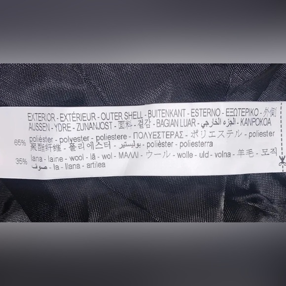 ZARA OVERSIZE WOOL BOMBER BLACK JACKET LIMITED EDITION WOMEN SIZE SMALL NWT - Picture 12 of 12